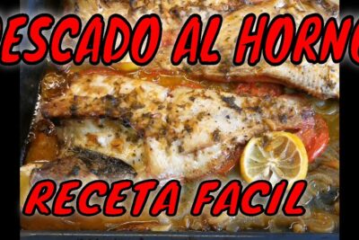 Pescado al horno con rodajas de limón, tomates y hierbas D6m2sE7fZDI
