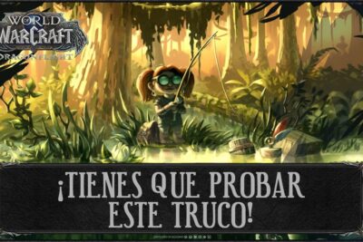 Gnome con gafas pescando en un pantano iluminado por luz dorada entre vegetación JLcBp 0ckIQ.