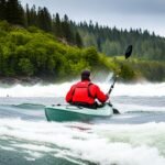 Consejos para lidiar con mareas peligrosas mientras pescas en kayak