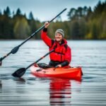 Medidas de seguridad para pescar en kayak en aguas frías
