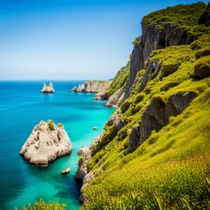 Acantilados y calas de aguas turquesa ideales para los mejores destinos pesca mosca agua salada francia