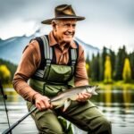 ¿Qué protectores de caña se usan en la pesca con mosca en agua salada?